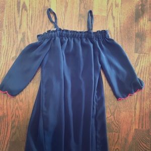 Midi strapless dress